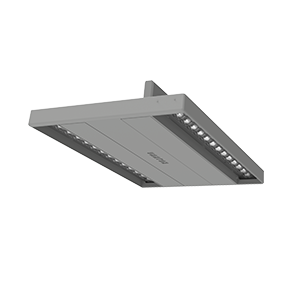Светодиодный светильник VARTON TT-Crisp Double 295х200х90 мм 35 Вт 3000 К RAL7045 серый муар аварийный автономный постоянного действия, V1-R1-70320-90A42-2003530