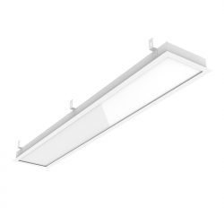Светодиодный светильник VARTON GR350/F 2.0 35 Вт 5000 К 1219х325х50 мм (монт. 1188х294 мм) с рамкой, планками для подвеса и рассеивателем призма DALI
