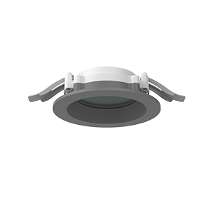 Светодиодный светильник VARTON DL-01 Pro 100 мм 13 Вт 3000 К круглый встраиваемый 120х49 мм IP65/40 RAL7045 серый муар с защитным силикатным стеклом