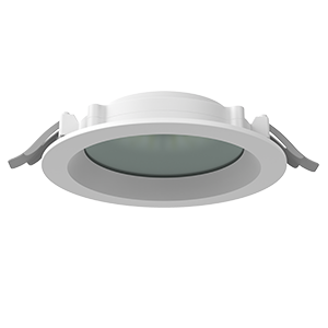 Светодиодный светильник VARTON DL-01 Pro 160 мм 20 Вт 3000 К CRI90 176x51 мм IP65/40 RAL9003 белый муар с защитным силикатным стеклом