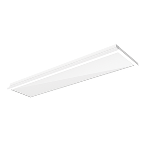 Светодиодный светильник VARTON тип кромки V-Clip 1200х300 36 Вт 4000 K IP54 RAL9010 с равномерной засветкой с рассеивателем опал ПК в комплекте аварийный автономный постоянного действия 1 час, V1-A1-07010-10AY0-5403640