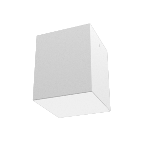Светодиодный светильник VARTON DL-Box накладной 18 Вт 3000 К 140x140x170 мм RAL9003 белый муар с рассеивателем опал, V1-R0-00819-20000-2001830