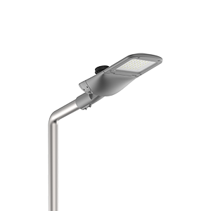 Светодиодный светильник VARTON уличный Tornado Road крепление на консоль 50 Вт 2700 K 1..10V NEMA RAL7045 серый муар, V1-S1-70506-40U32-6605027