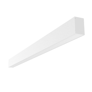 Светодиодный светильник VARTON Х-line одиночный подвесной 15 Вт 4000 К 755x63x100 мм IP40 RAL9003 белый муар диммируемый по протоколу DALI с рассеивателем опал и торцевыми крышками (2 шт.), V1-R0-10822-02OPD-4001540