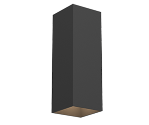 Светодиодный светильник VARTON WL-Cube настенный 10 Вт 3000 K 80х80х230 мм угол 60° IP54 RAL9005 черный муар, V1-R5-91513-21000-5401030