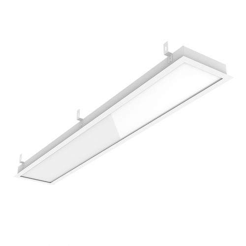 Светодиодный светильник VARTON GR350/F 2.0 35 Вт 4000 К 1219х325х50 мм (монт. 1188х294 мм) с рамкой, планками для подвеса и рассеивателем призма